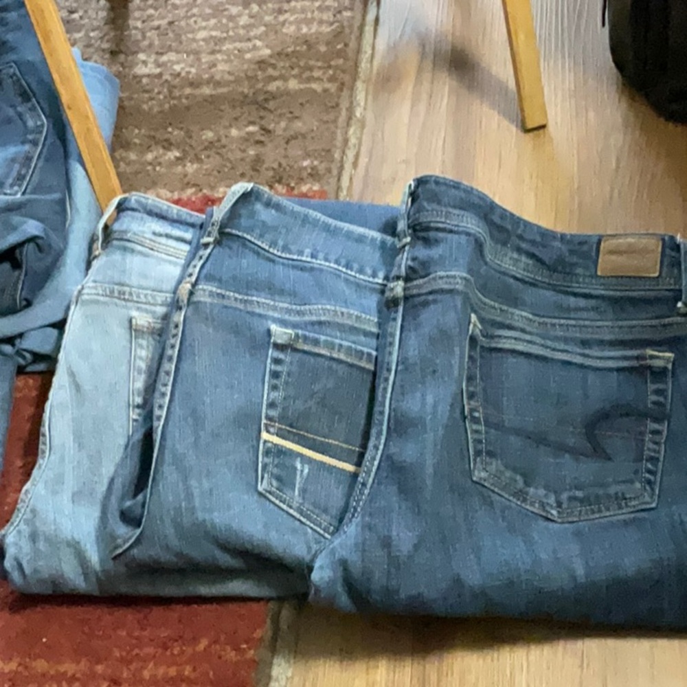LOT OF THREE American Eagle Jeans